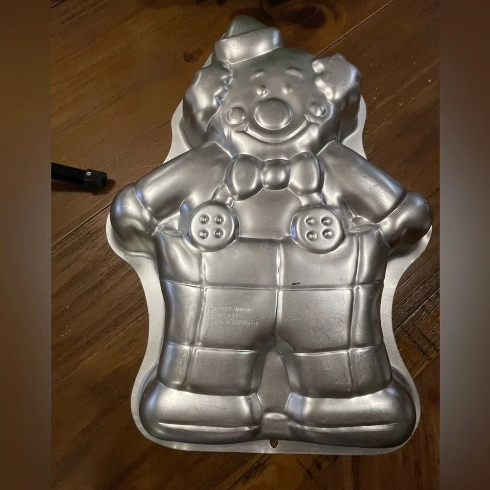 🌸 - VTG retired 1983 Wilton Funny Clown Cake‎ Pan